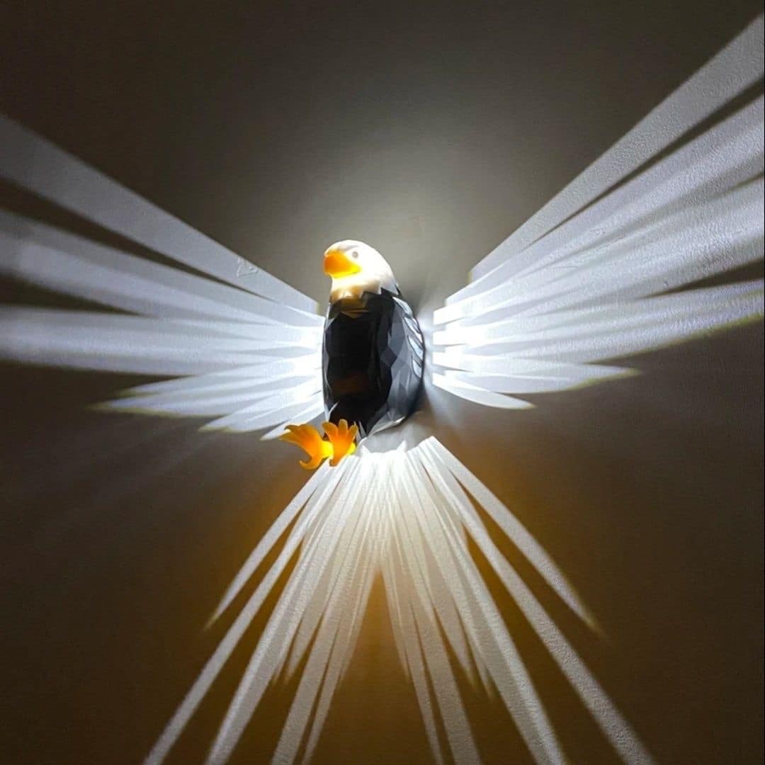 LED Bird Projection
